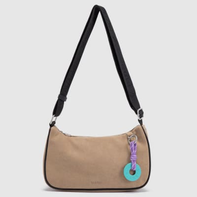 BUBBA PURSE SUEDE BEIGE