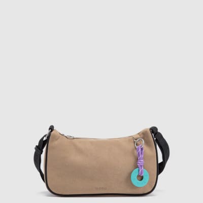 BUBBA PURSE SUEDE BEIGE
