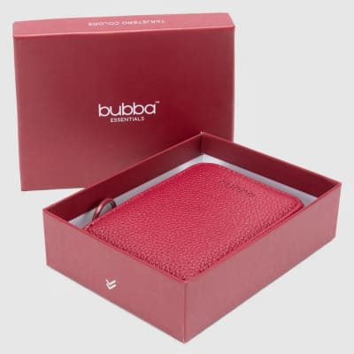 BUBBA TARJETERO COLORS BURGUNDY