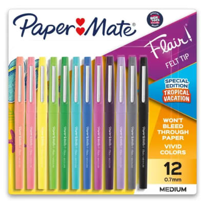 ROTULADOR FLAIR PTA MED TROPICAL VACATION TJX12