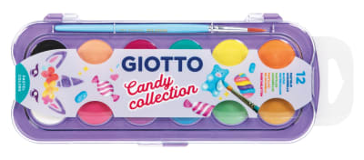 GIOTTO ACUARELA CANDY COLLECTION 30 MM 12 COLORES