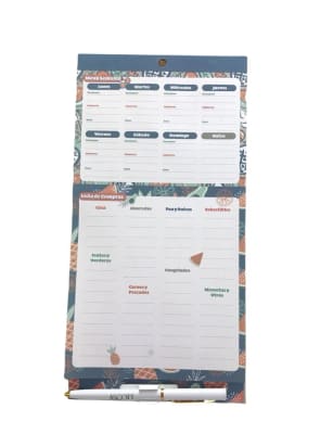 MENU LISTA COMPRA C/MAGNETO Y LAPIZ 30HJ 15X30CM