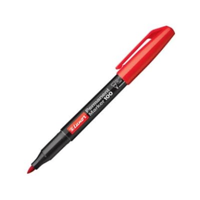 MARCADOR PER.P.REDONDA T/LAPIZ LUXOR ROJO