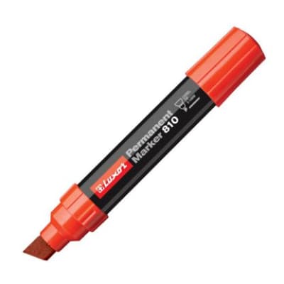 MARCADOR PERMANENTE JUMBO LUXOR ROJO