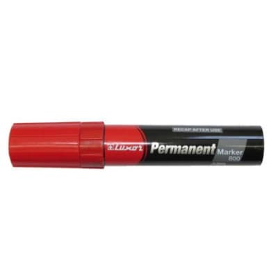 MARCADOR PERMANENTE JUMBO LUXOR ROJO