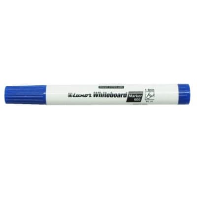 MARCADOR P/PIZARRA BORRABLE LUXOR AZUL