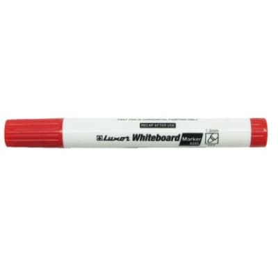 MARCADOR P/PIZARRA BORRABLE LUXOR ROJO