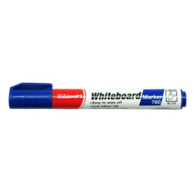 MARCADOR P/PIZARRA BORRABLE LUXOR AZUL