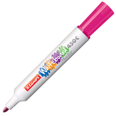 MARCADOR P/PIZARRA BORRABLE 450C LUXOR ROSADO