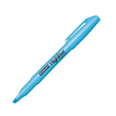 DESTACADOR HIGHLIGHTER  LUXOR CELESTE