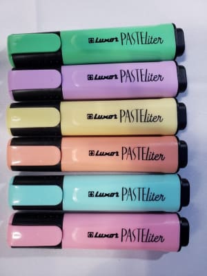 DESTACADOR PASTELITER LUXOR VERDE PASTEL