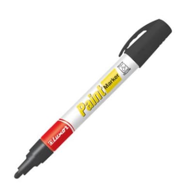 MARCADOR P/PINTAR NEGRO LUXOR