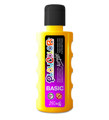 PINTURA ACRILICA 250ml AMARILLO PLAYCOLOR