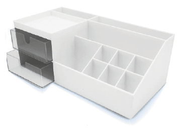 ORGANIZADOR 2CAJ.10 DIV PLÁS BLANCO