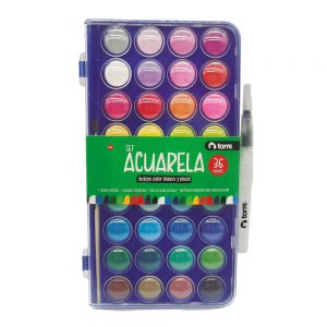 ACUARELA 36 COLORES TORRE