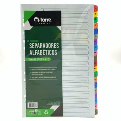 SEPARADOR OFICIO CARTULINA AZ TORRE