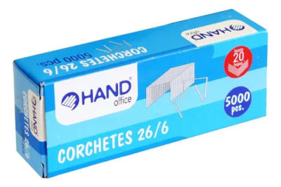 CORCHETES 26/6 (5000 UNID) HAND