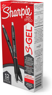 SHARPIE GEL PUNTA FINA 0.7MM ROJO