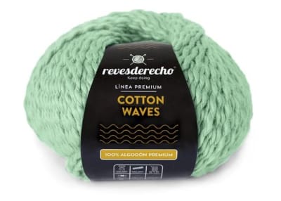 COTTON WAVES 100 GR VERDE AGUA 014