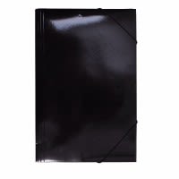 Carp.Oficio Cartón c/Elás.Negro (010) ADIX