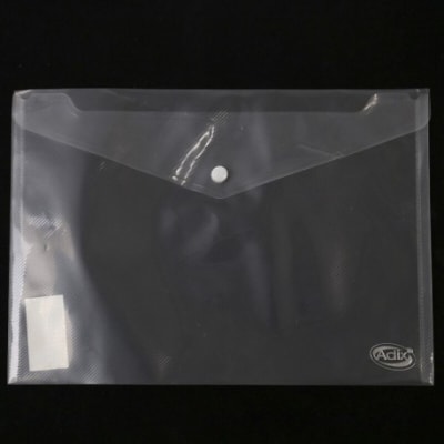 Sobre Plástico A4 c/Broche Transparente (004) ADIX