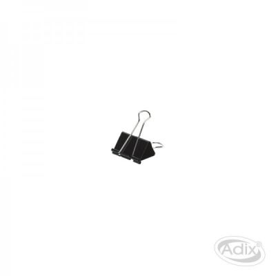 Clip Doble 15mm 12u Negro (016) ADIX