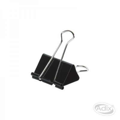Clip Doble 41mm 12u Negro (020) ADIX