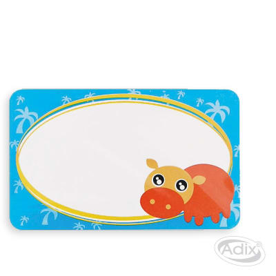 Etiqueta Escolar Animal 12u (002) ADIX