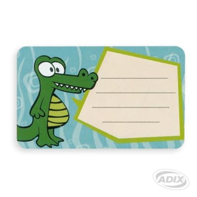 Etiqueta Escolar Animal 12u (031) ADIX