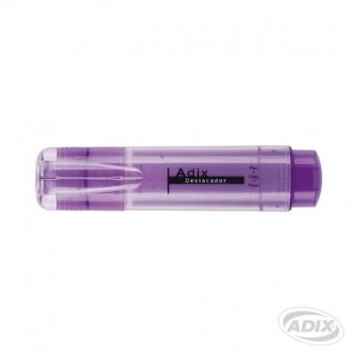 Destacador Transparente Morado (011) ADIX