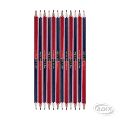 Lápiz Bicolor Delgado Rojo/Azul (016) ADIX