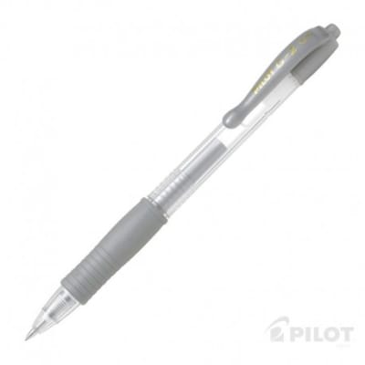 Lápiz Gel G-2 0.7 Plateado Metálico PILOT