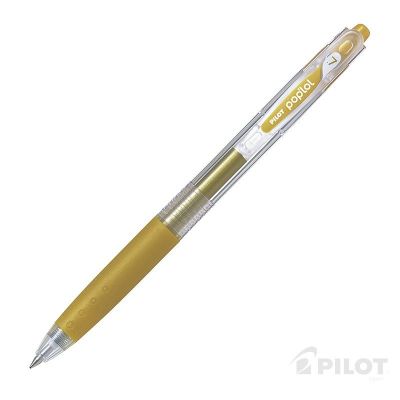 Lápiz Gel POPLOL 0.7 Dorado PILOT