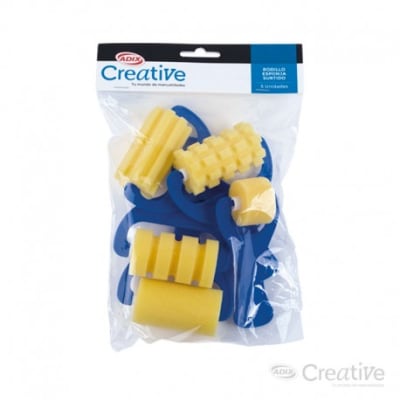 Rodillo Esponja Surtido 5u (019) CREATIVE