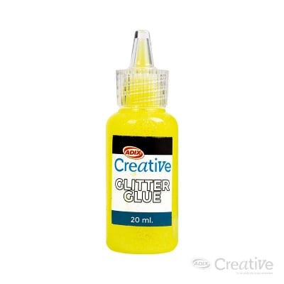 Glitter Glue Neón 20ml c/u 6u (004) CREATIVE