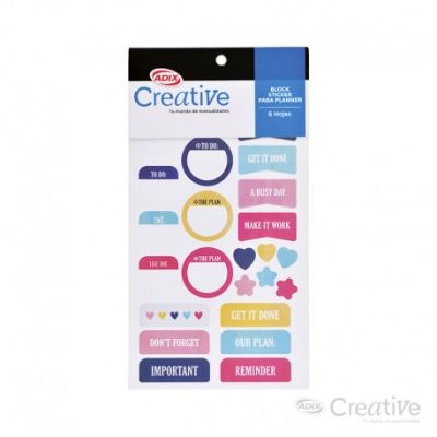 Block Sticker para Planner (011) CREATIVE