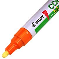 Marcador Borrable Tiza Naranjo PILOT