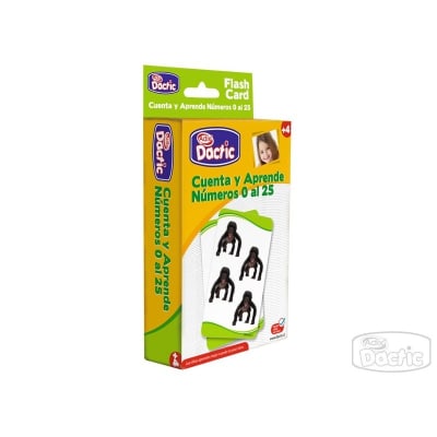 Lámina Cuenta/Aprende 0-25 12x8cm (003) DACTIC