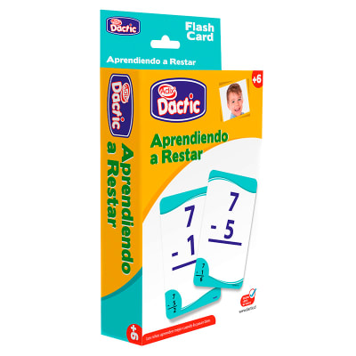 Lámina Aprendiendo a Restar 12x8cm (035) DACTIC