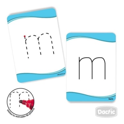Lámina Escritura ABC Imprenta 17x12cm (042) DACTIC