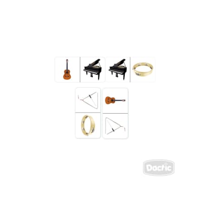 Dominó Instrumento Musical Cartón (009) DACTIC