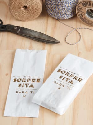 Bolsas Kraft Chica  Sorpresita