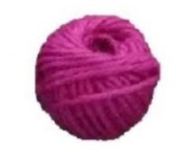 Cáñamo 50 grs. Aprox. Color fucsia