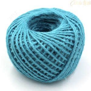 Cáñamo 50 grs. Aprox. Color Turqueza