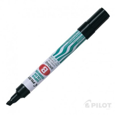 Marcador Permanente SCA Biselado Negro PILOT