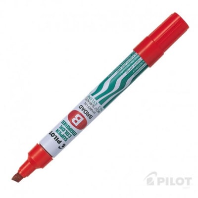 Marcador Permanente SCA Biselado Rojo PILOT