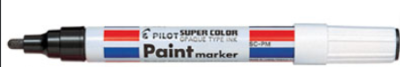 Marcador Óleo PAINT Medio Negro PILOT