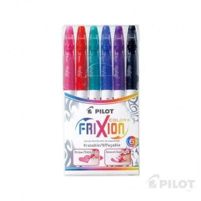 Marcador FRIXION COLORS Set 6u PILOT