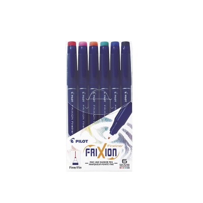 Marcador FRIXION FINELINER Set 6u PILOT