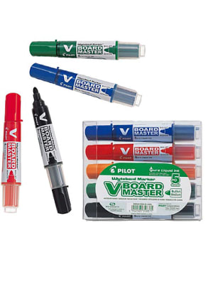 Marcador Pizarra V BOARD MASTER Set 5u PILOT